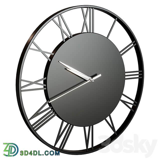 Wall Clock Manigault Clock Watches Clocks 3D Models