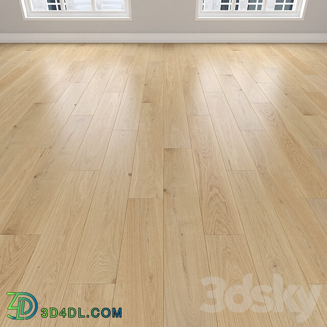 Parquet Oak Wood 3D Models