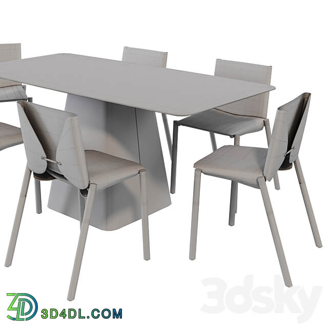 Koln 1085 EDITION Table Chair 3D Models