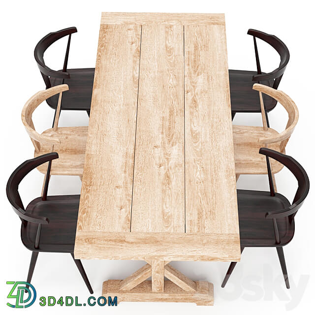 Dining Table 147 Table Chair 3D Models