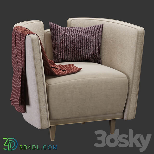 Frato armchair Gstaad 3D Models