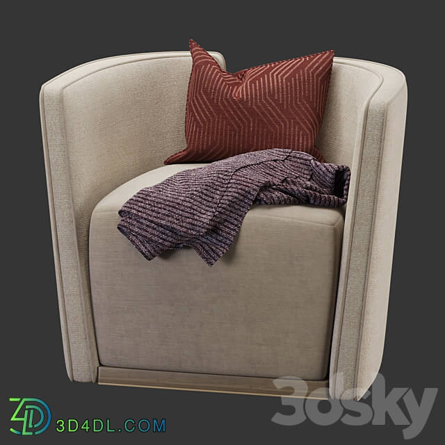 Frato armchair Gstaad 3D Models