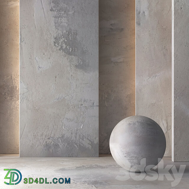 Plaster Material Seamless Tileable Dr CG 02 Stone 3D Models