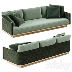 Kettal Giro 3 seater sofa corona7 vray 3D Models 