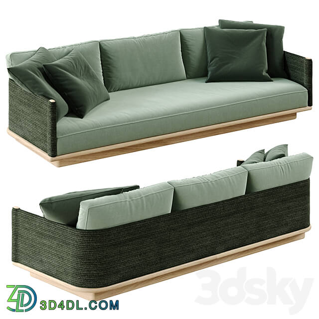 Kettal Giro 3 seater sofa corona7 vray 3D Models