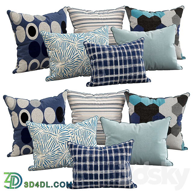 Decorative pillows 112 3D Models