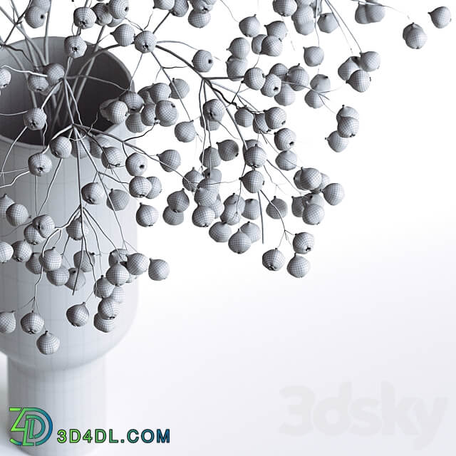 Hypericum bouquet 3D Models