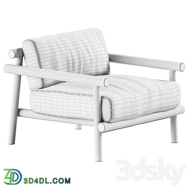 Ayana Armchair by B B Italia Garden armchair 3D Models