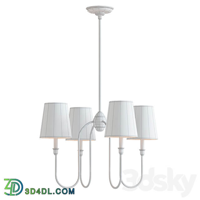 Thomas O 39 Brien Vendome 4 Light Pendant light 3D Models