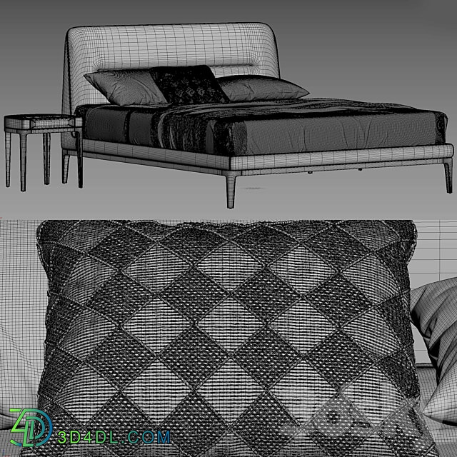 Victoriano Lema Bed 3D Models