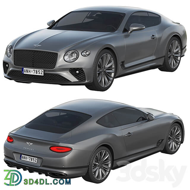 Bentley Continental GT Speed 3D Models