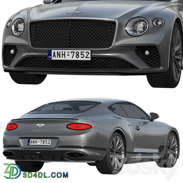 Bentley Continental GT Speed 3D Models