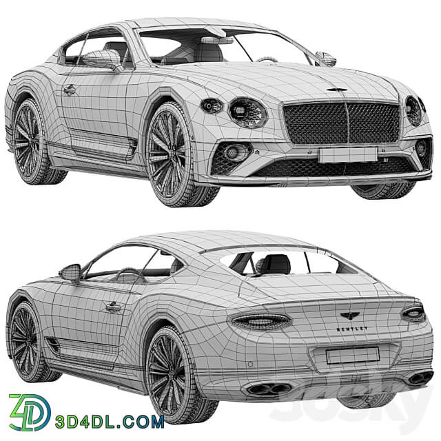 Bentley Continental GT Speed 3D Models