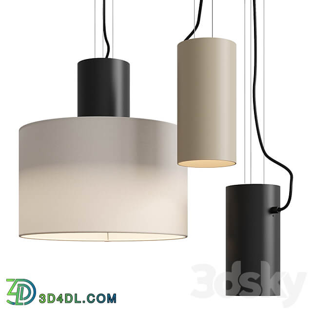 Estiluz Cyls Pendant light 3D Models