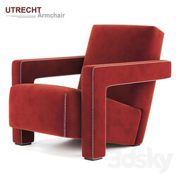 Utrecht armchair by Cassina 3D Models 