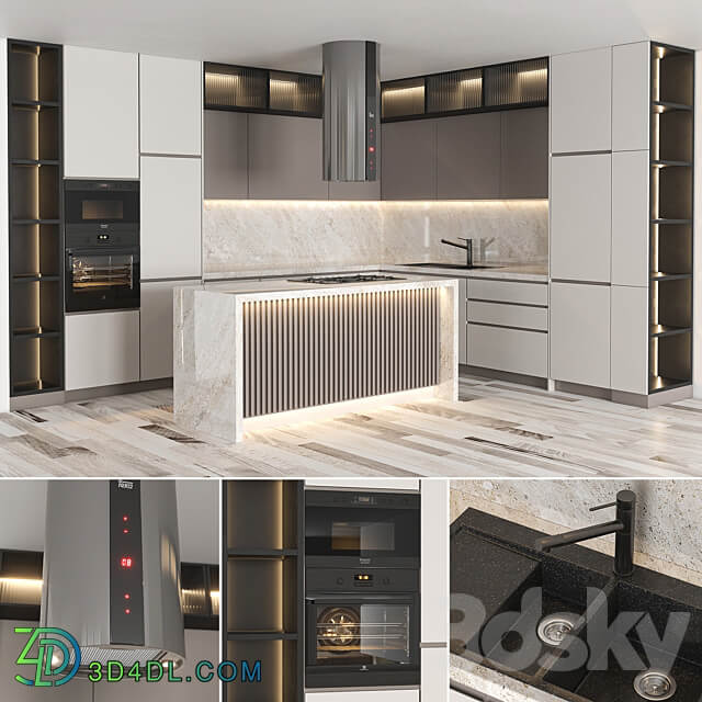 Kitchen Modern03 Kitchen 3D Models