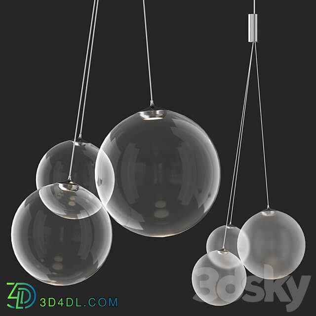 LODES RANDOM Hanging lamp Pendant light 3D Models