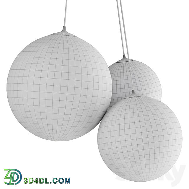 LODES RANDOM Hanging lamp Pendant light 3D Models