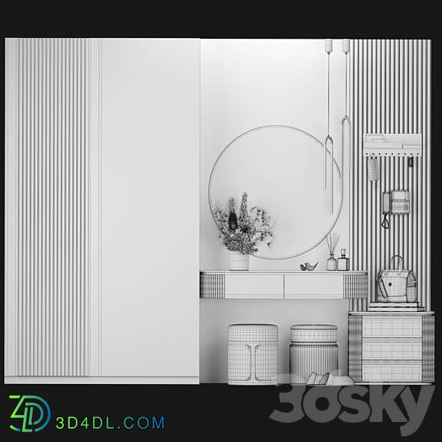 hallway set 07 3D Models