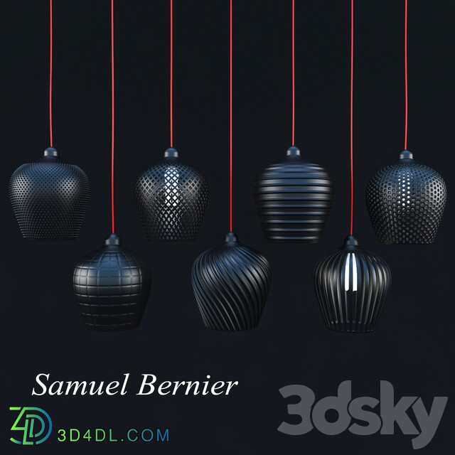 Collection chandeliers from Samuel Bernier Pendant light 3D Models