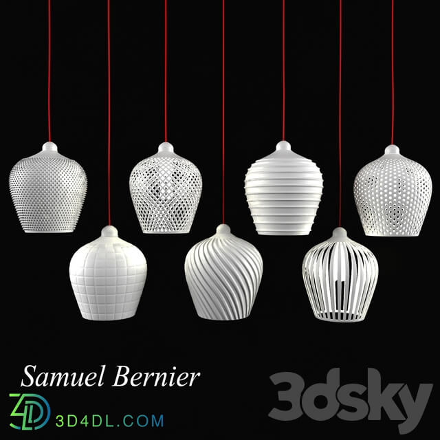 Collection chandeliers from Samuel Bernier Pendant light 3D Models