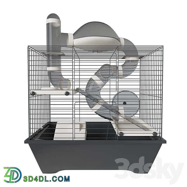 Hamster cage 3 Other decorative objects 3D Models