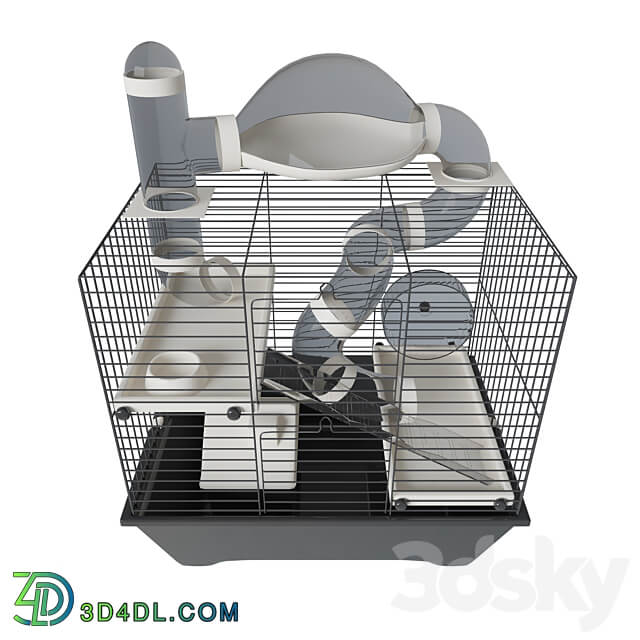 Hamster cage 3 Other decorative objects 3D Models