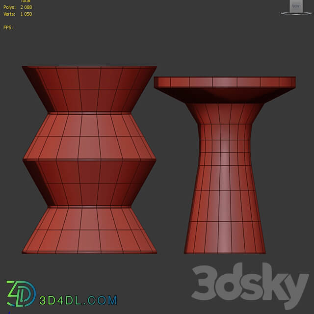 La Redoute Coffee Table 2 3D Models