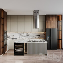 modern kitchen 46 Kitchen 3D Models 