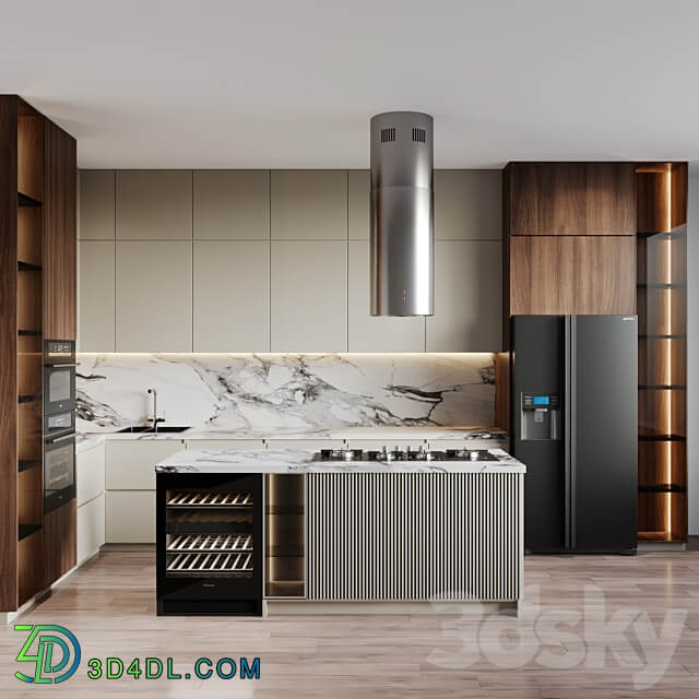 modern kitchen 46 Kitchen 3D Models