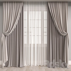 curtain m016 3D Models 