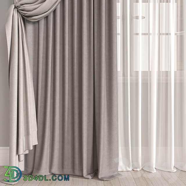 curtain m016 3D Models