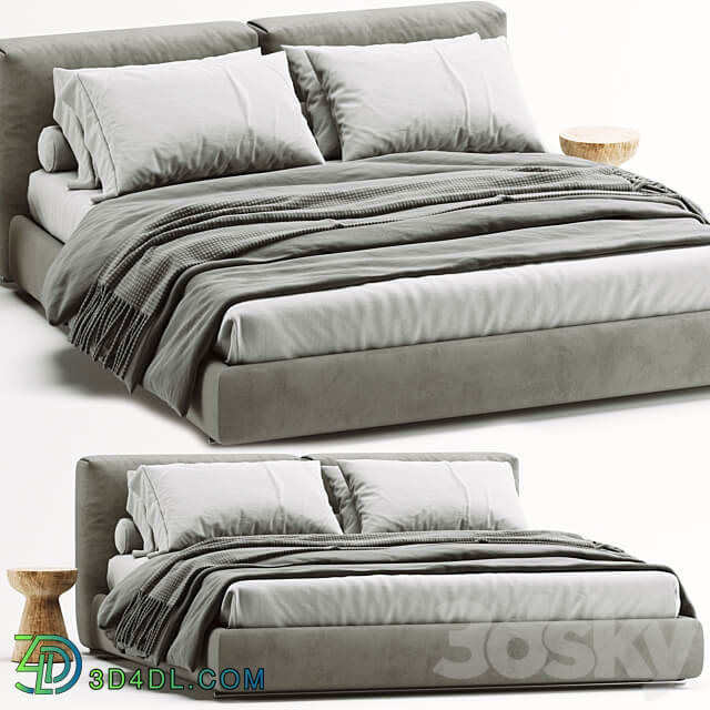 Bed Asolo Flexform Bed 3D Models