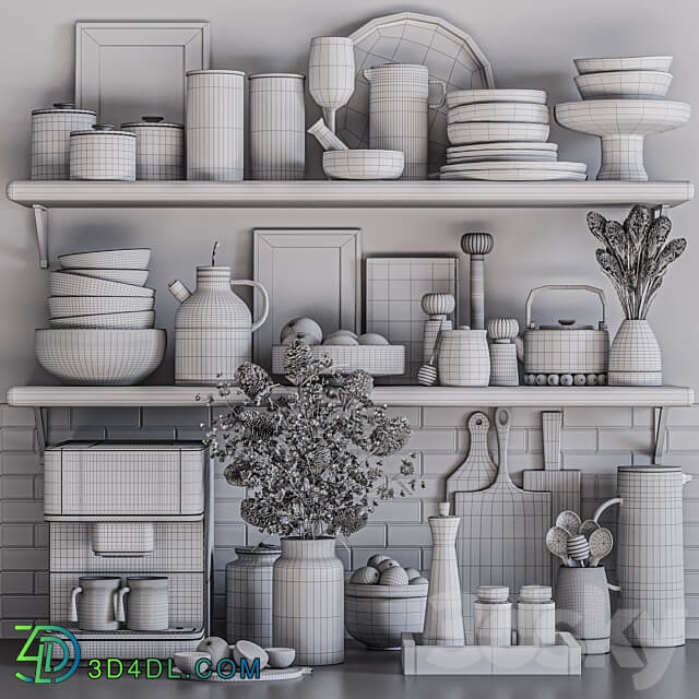 kitchen accessories030 3D Models