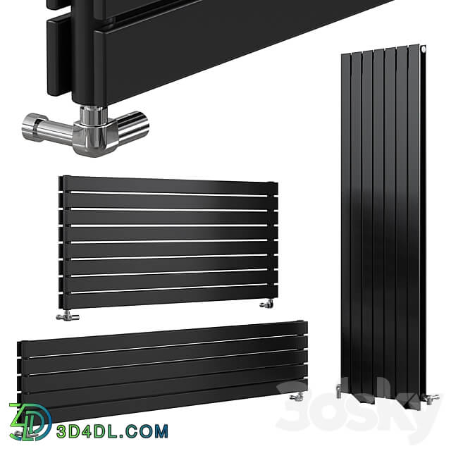 Heating radiator Ideale Vittoria 3D Models