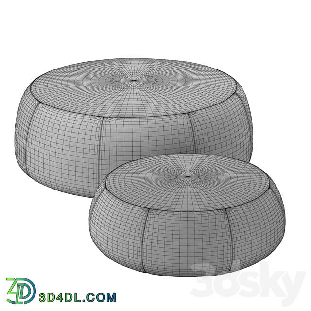 PIX ottomans 3D Models