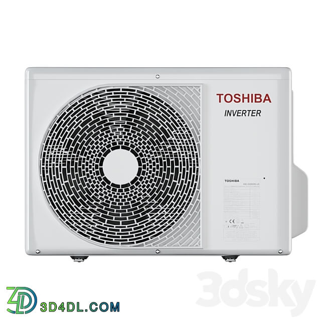 Air conditioners Toshiba HAORI TKVG Shorai Edge 3D Models