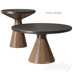 Vaso Wood Coffee table by Cosmo 3D Models 