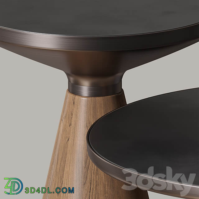 Vaso Wood Coffee table by Cosmo 3D Models