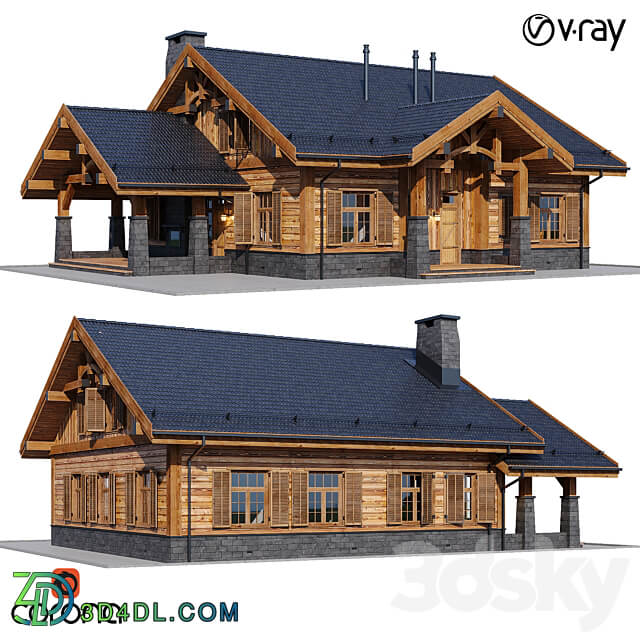 country house 5 3D Models