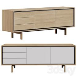 Flow by Bolia Sideboard Chest of drawer 3D Models 