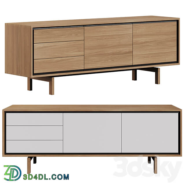 Flow by Bolia Sideboard Chest of drawer 3D Models