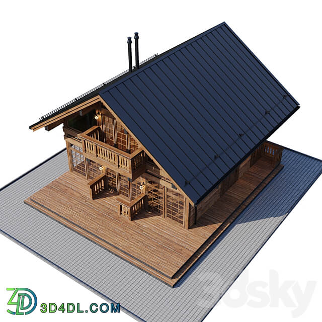 country house 6 3D Models