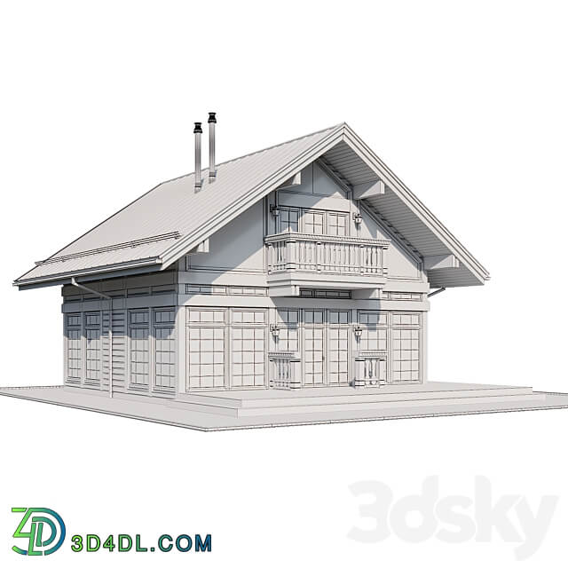 country house 6 3D Models