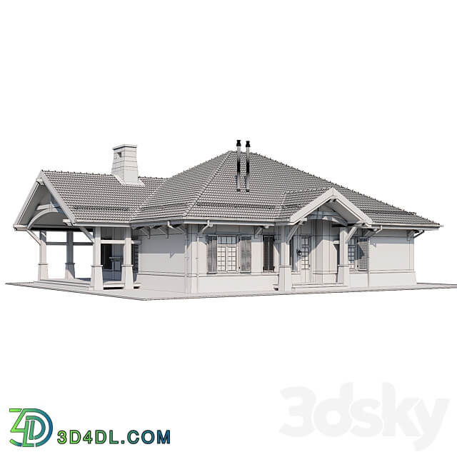 country house 4 3D Models