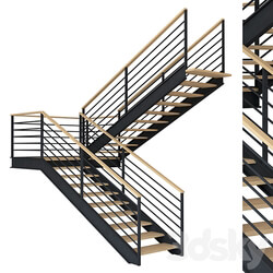 Staircase 005 3D Models 