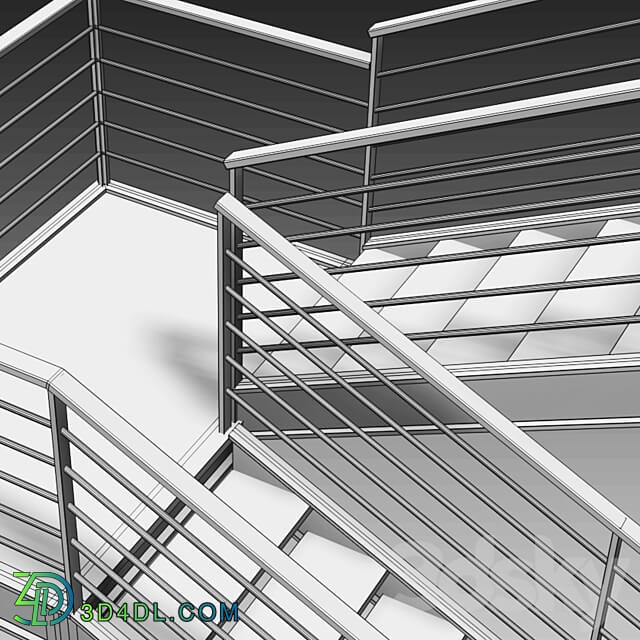 Staircase 005 3D Models