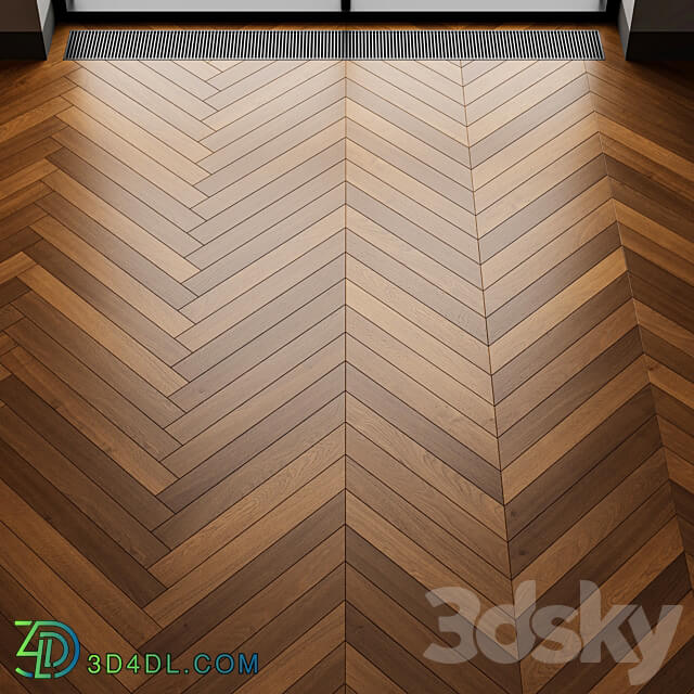 Parquet Berlin oak toned 3D Models