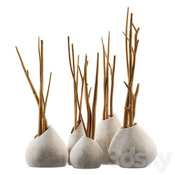 Branch slice vase n3 Other decorative objects 3D Models 