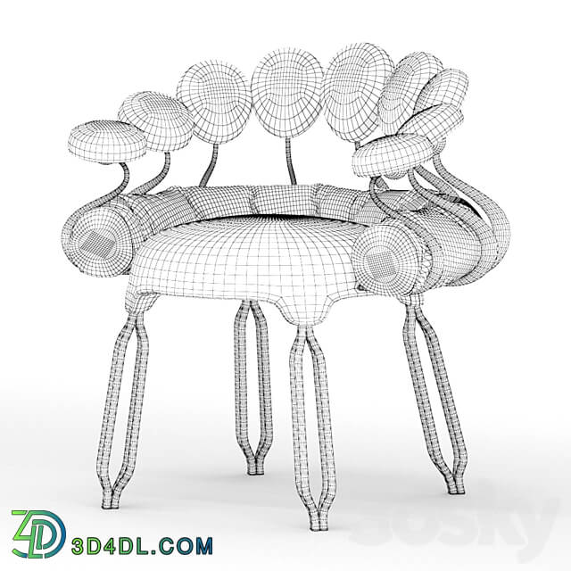 Luna chair design Pankratov 3D Models